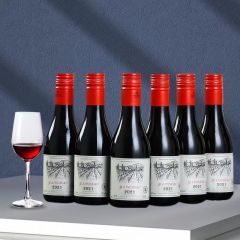 国进口干红甜红葡萄酒礼盒装迷你小瓶红酒批发整箱6瓶187ML